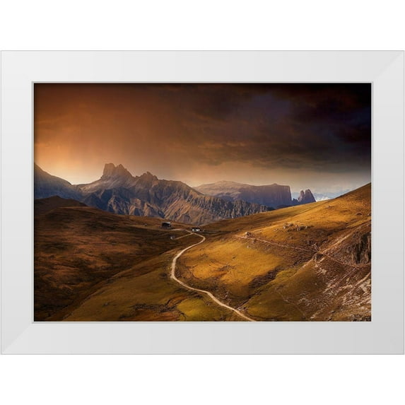 Schumacher, Nicolas 24x18 White Modern Wood Framed Museum Art Print Titled - Rosszaehne