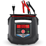 Schumacher Electric 15A Car Battery Charger and Maintainer, 4-in-1 Solution, For 6V/12V Sport, Automotive, and Marine Batteries, SC1280