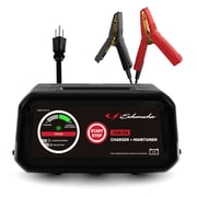 Schumacher Electric 10A Car Battery Charger and Maintainer, 2-in-1 Solution, 12V Sport, Auto, and Marine Batteries, SC1282