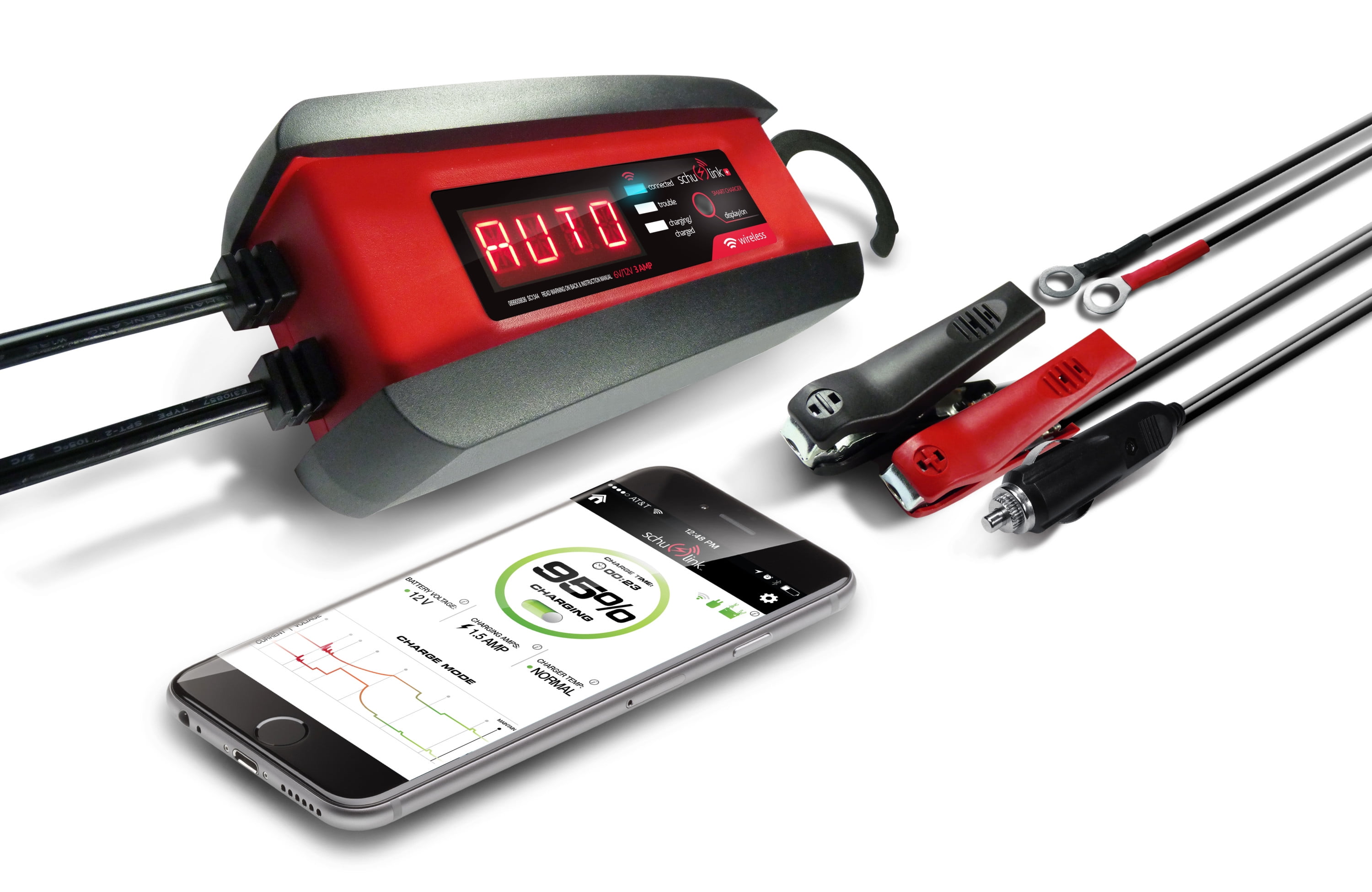 Schumacher SC1344 3A 6V/12V Smart Battery Charger and Maintainer