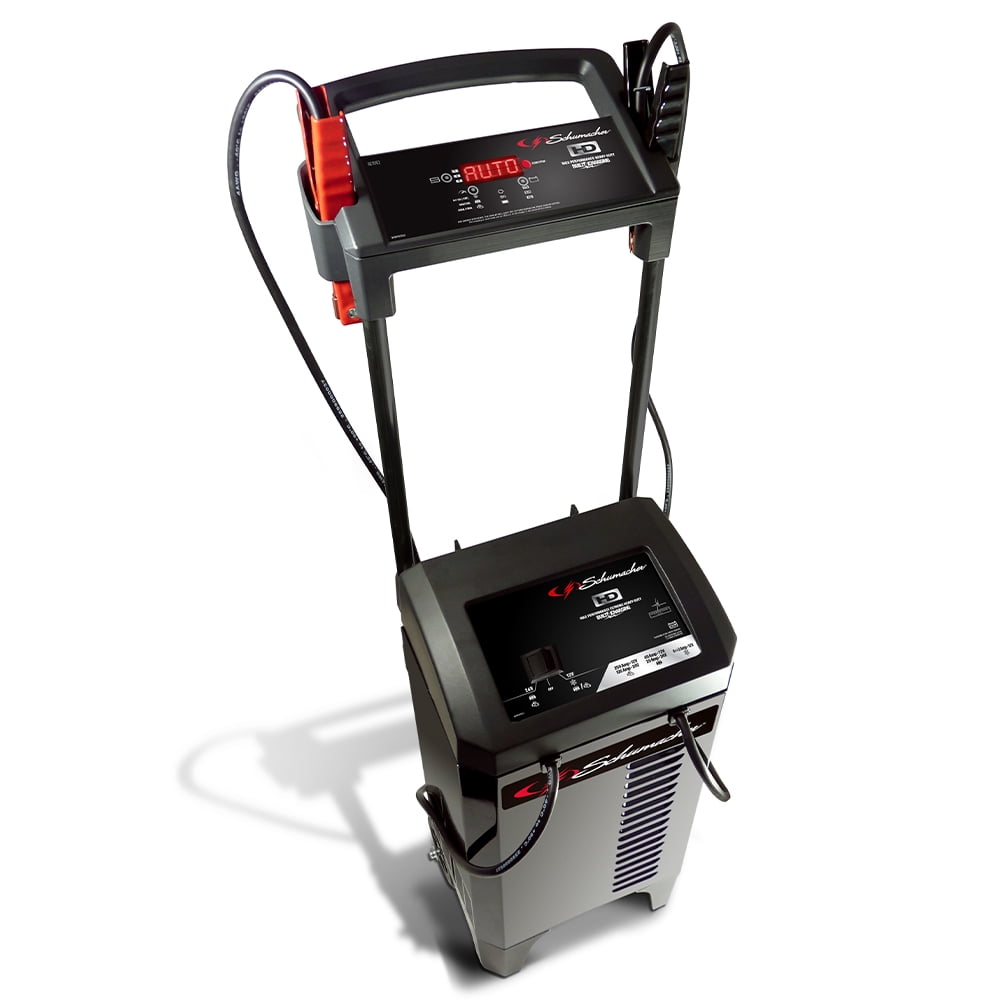 Schumacher SC1352 Steel Automatic Wheeled Battery Charger and Engine Starter