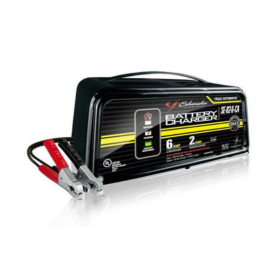 Schumacher SE-82-6-CA 6V & 12V, 6A, Fully Automatic Battery Charger
