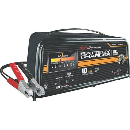 Schumacher SE40MAP Automatic/Manual Battery Charger, 6/12V, 10 Amp