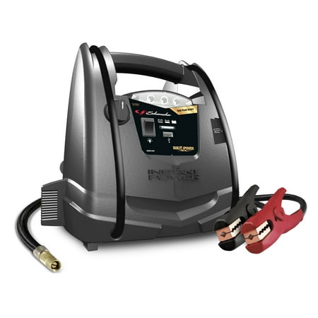 Schumacher SJ1331 750 Peak Amp Portable Jump Starter with 150 PSI Air Compressor and USB Port