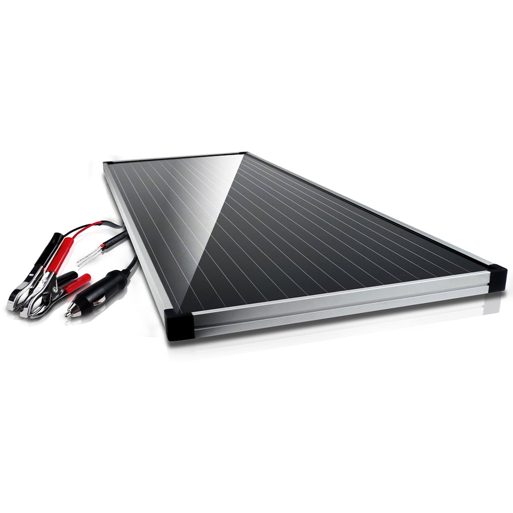 Schumacher Solar Battery Charger and Maintainer with Solar Charge Controller- 15 Watts, 12V