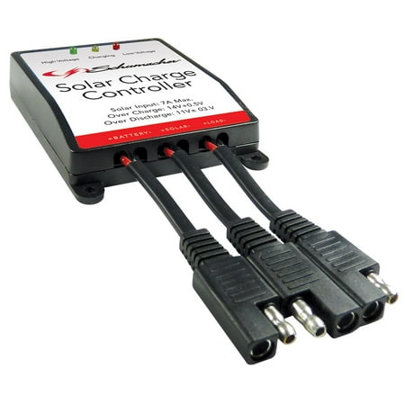 Schumacher Electric Solar Charge Controller for Cars, Trucks, and RVs 12V, SPC-7A