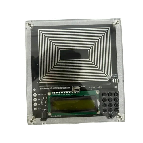 Advanced Schumann Waves Signal Generator Featuring Sine And Square Waves Outputs With Programmable Frequency Adjustment