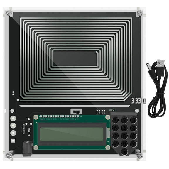 Schumann Waves Resonance Generator 0.01Hz to 30000Hz Adjustable Sine Wave Resonance Generator 7.83Hz Ultra Low Frequency Generator Portable Square Wave Generator for Relaxation