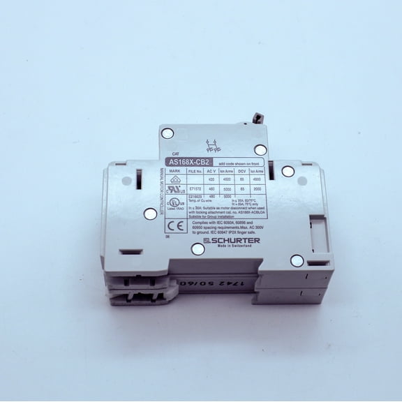 Schurter 4420.0970 AS168X-CB2F010 Manual Motor Controller/Circuit Breaker