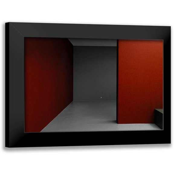 Schuster, Inge 24x17 Black Modern Framed Museum Art Print Titled - Empty Spaces