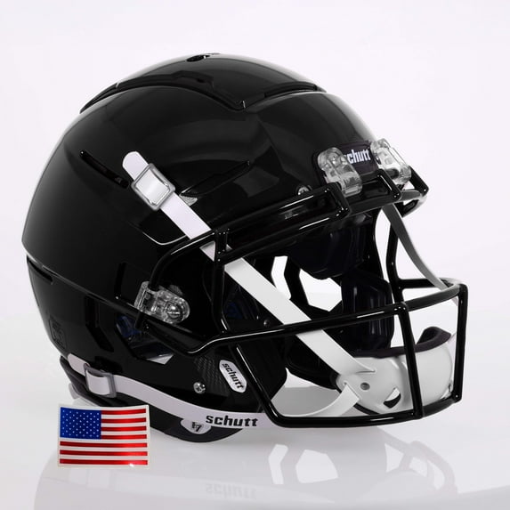 Schutt F7 2.0 - ADULT w/ BLACK ROPO-SW-NB-VC Facemask