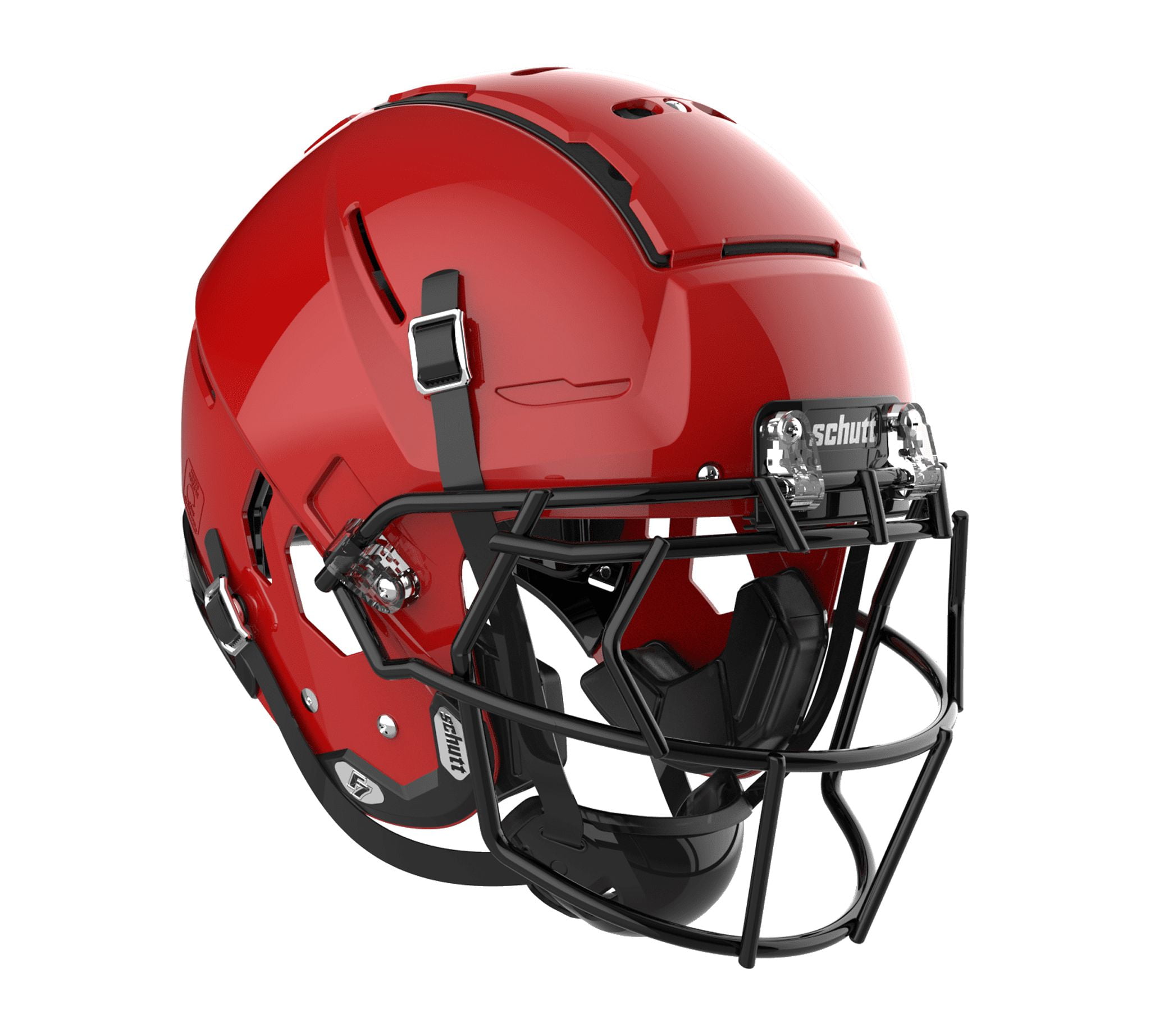 Schutt F7 2.0 Adult Football Helmet, Size Medium, Scarlet