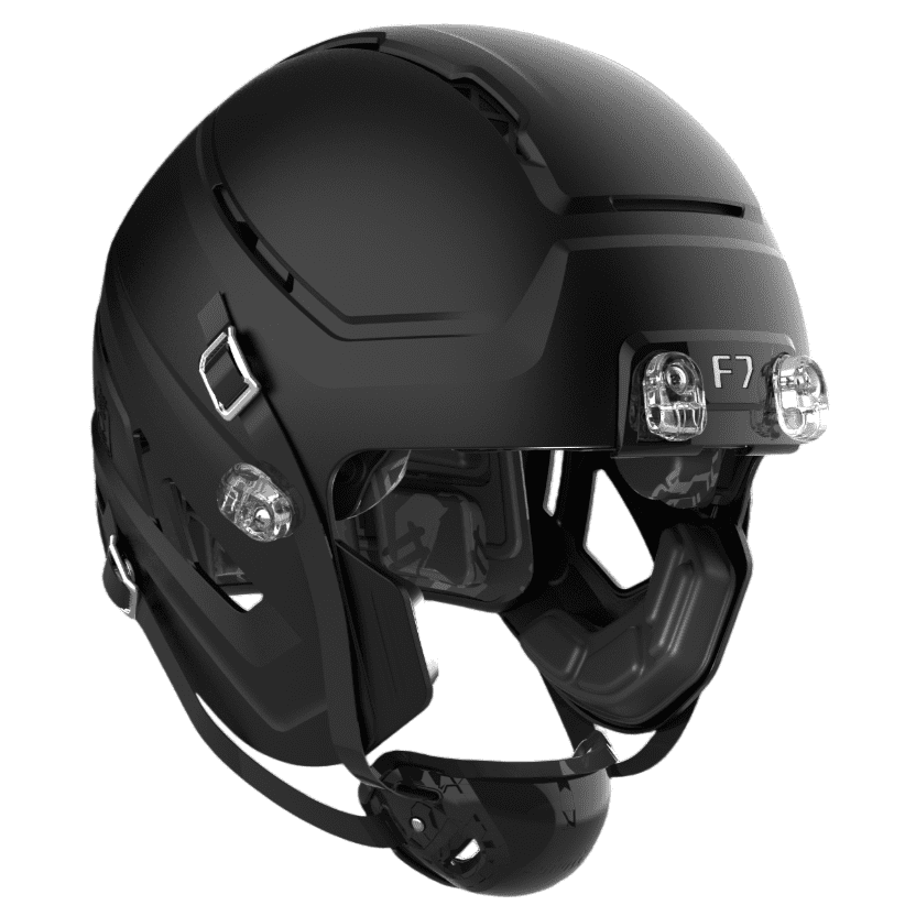 Schutt F7 Air Adult Football Helmet (M, Matte Black)