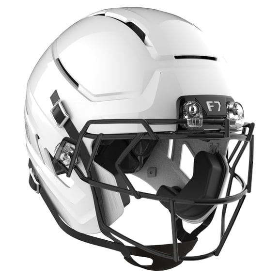 F7 AiR YOUTH HELMET – NO FACEMASK 2X-Small / Molded Gloss White