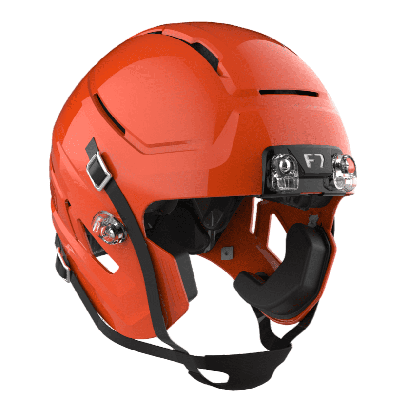 f7 helmet orange Game Day Skinz Skin Adult + Youth Game Day Skinz, Inc The new F7 face guards features a tapered design for increased range of motion and decreased impact area promoting more of a glancing blow on frontal impacts Schutt F7X-EGOP IV Facemask for