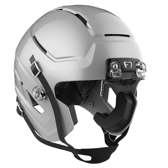 Schutt F7 Air Youth Football Helmet (XL , Metallic Silver)