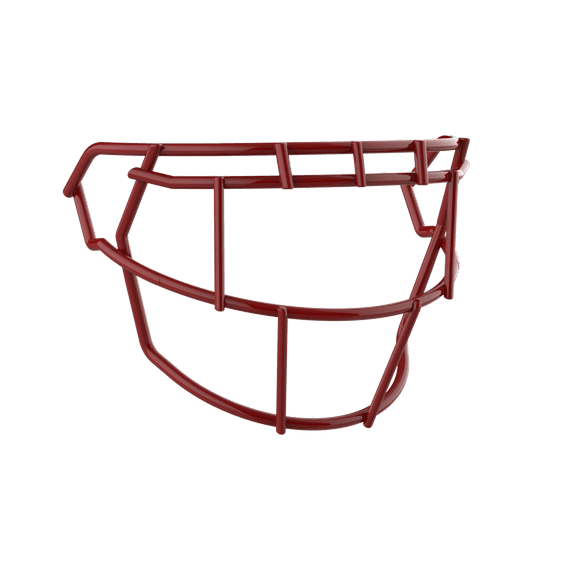 Schutt F7 EGOP-NB Carbon Steel Facemask (Cardinal)