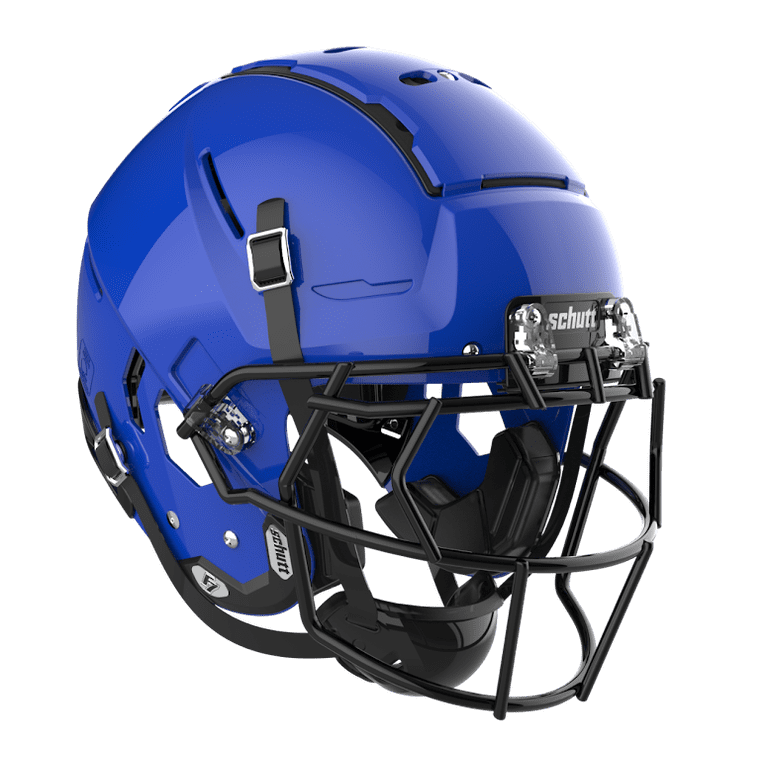 schutt アメリカンフットボールヘルメット 青 Schutt F7 VTD Adult Football Helmet - Collegiate Package (S, True