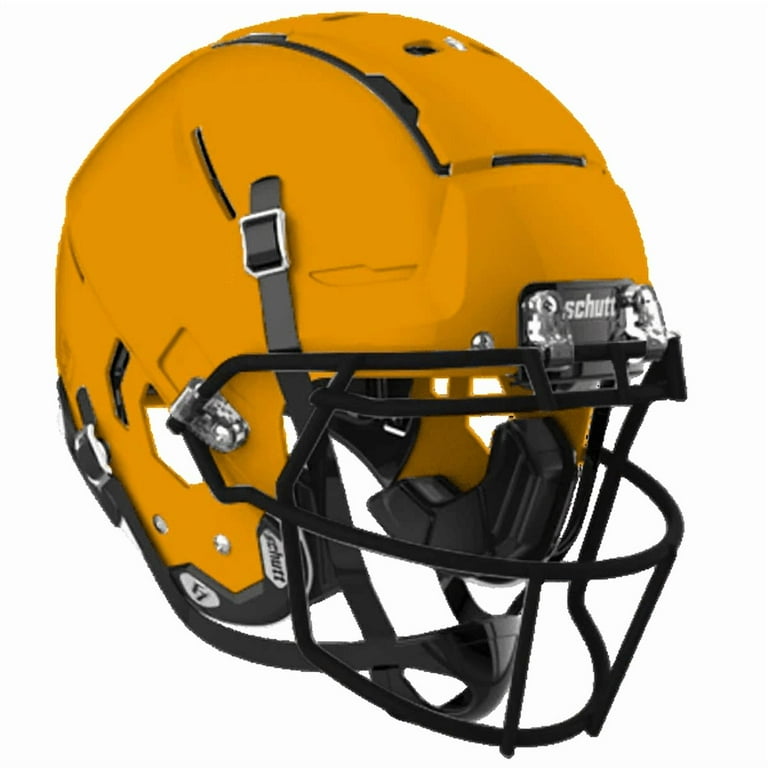Schutt F7 VTD Adult Football Helmet, Size Large, Sunflower Gold