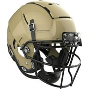 Schutt F7 VTD Adult Football Helmet with Carbon Steel Mask (Metallic Vegas Gold, L, Black ROPO-NB)
