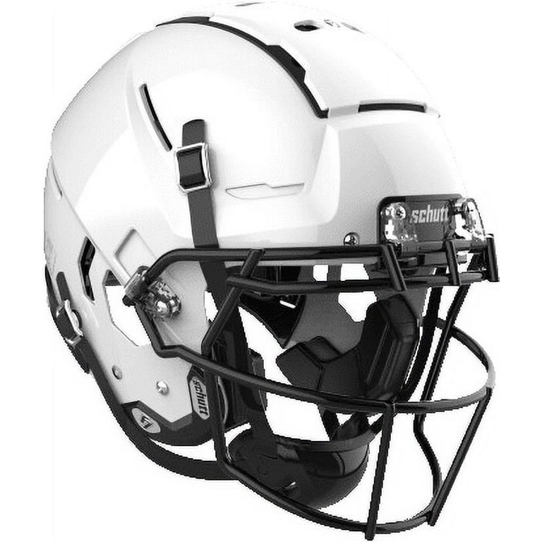 Schutt F7 VTD Helmet with Carbon Steel Mask, Adult, White, Medium