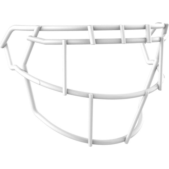 Schutt F7 Varsity Facemask for F7 Football Helmets, F7 EGOP-NB-VC Facemask, White, Carbon Steel