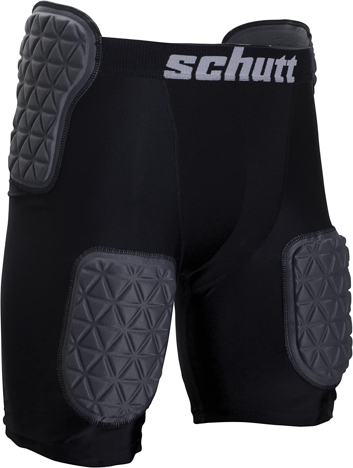 Schutt ProTech Tri All-in-One Football Girdle Padded Compression Shorts ...