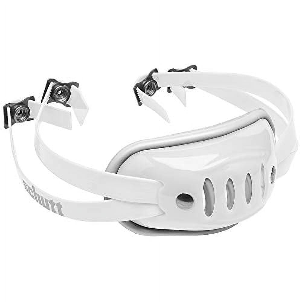 Schutt Sports Sc4 Hard Cup Chinstrap For Football Helmet, White, Youth