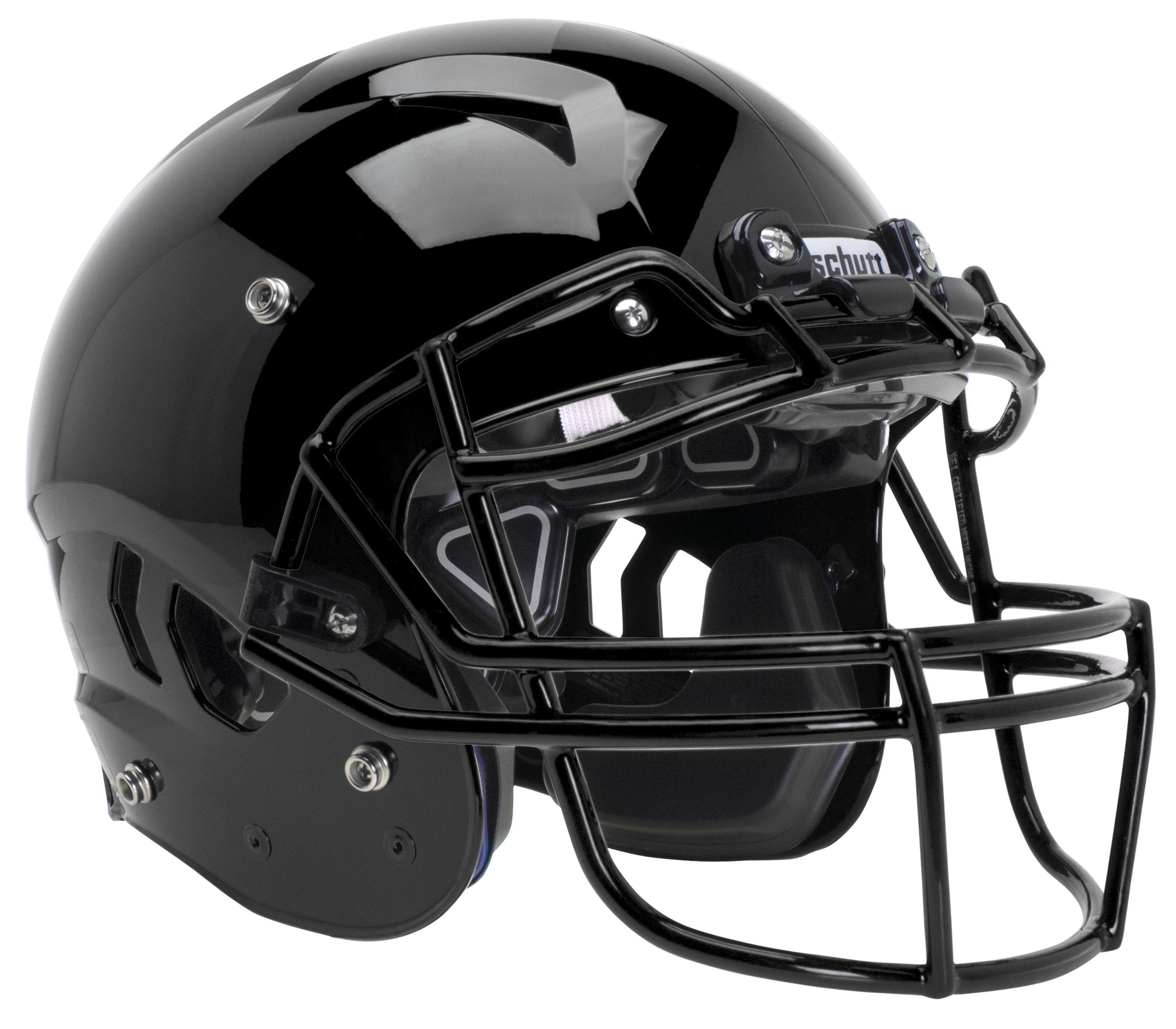 Schutt Vengeance A11 Youth Football Helmet w/Facemask (L, Black, Black V-ROPO-TRAD-YF)