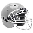 thumbnail image 1 of Schutt Vengeance A11 Youth Football Helmet w/Facemask (M, Metallic Silver, White V-ROPO-TRAD-YF), 1 of 14