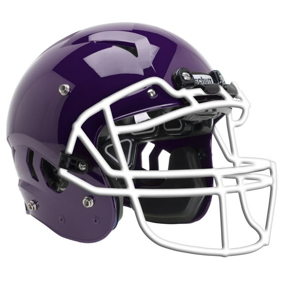 Schutt Vengeance A11 Youth Football Helmet w/Facemask (S, Purple, White V-ROPO-TRAD-YF)