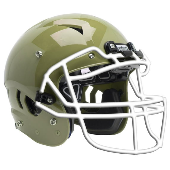 Schutt Vengeance A11 Youth Football Helmet w/Facemask (XL, Metallic Vegas Gold, White V-ROPO-TRAD-YF)