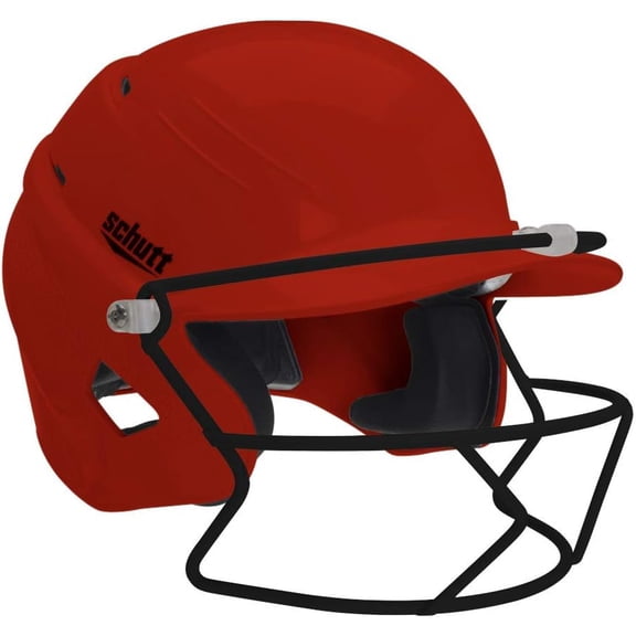 Schutt XR1 Softball Batter's with Batter's Guard Facemask - One Size Fits Most