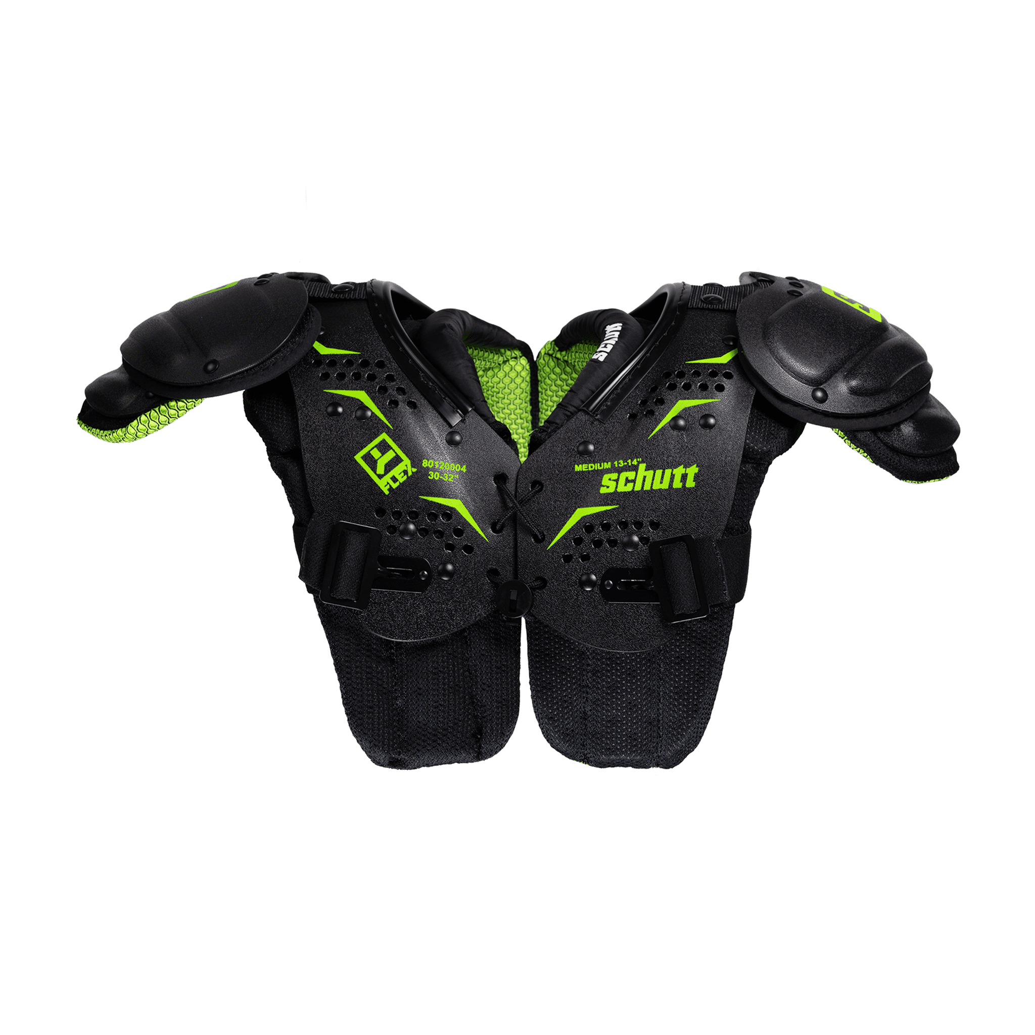 Schutt Y-Flex 4.0 Adjustable Elastic Youth Football Shoulder Pads