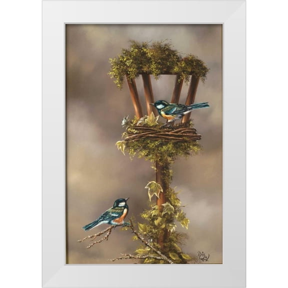 Schutte, Michel 11x14 White Modern Wood Framed Museum Art Print Titled - Our House