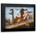 thumbnail image 1 of Schutte, Michel 24x19 Black Modern Framed Museum Art Print Titled - Teddy Bear trip II, 1 of 5