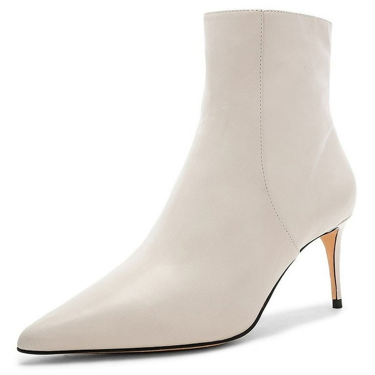 Schutz top white booties