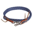 thumbnail image 1 of Professional's Choice Schutz Poly Roper Reins - 3/8" x 8' Poly Rope with Scissor Snaps & Leather Loops Teal/Purple, 1 of 1