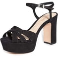 thumbnail image 1 of Schutz Keefa Black Nubuck  S2034600030012 Women's Size 5.5, 1 of 6