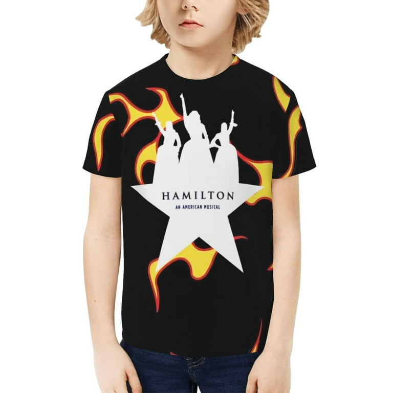 Schuyler Sisters Musical Teenage T-Shirt Kids Shirts Summer Round