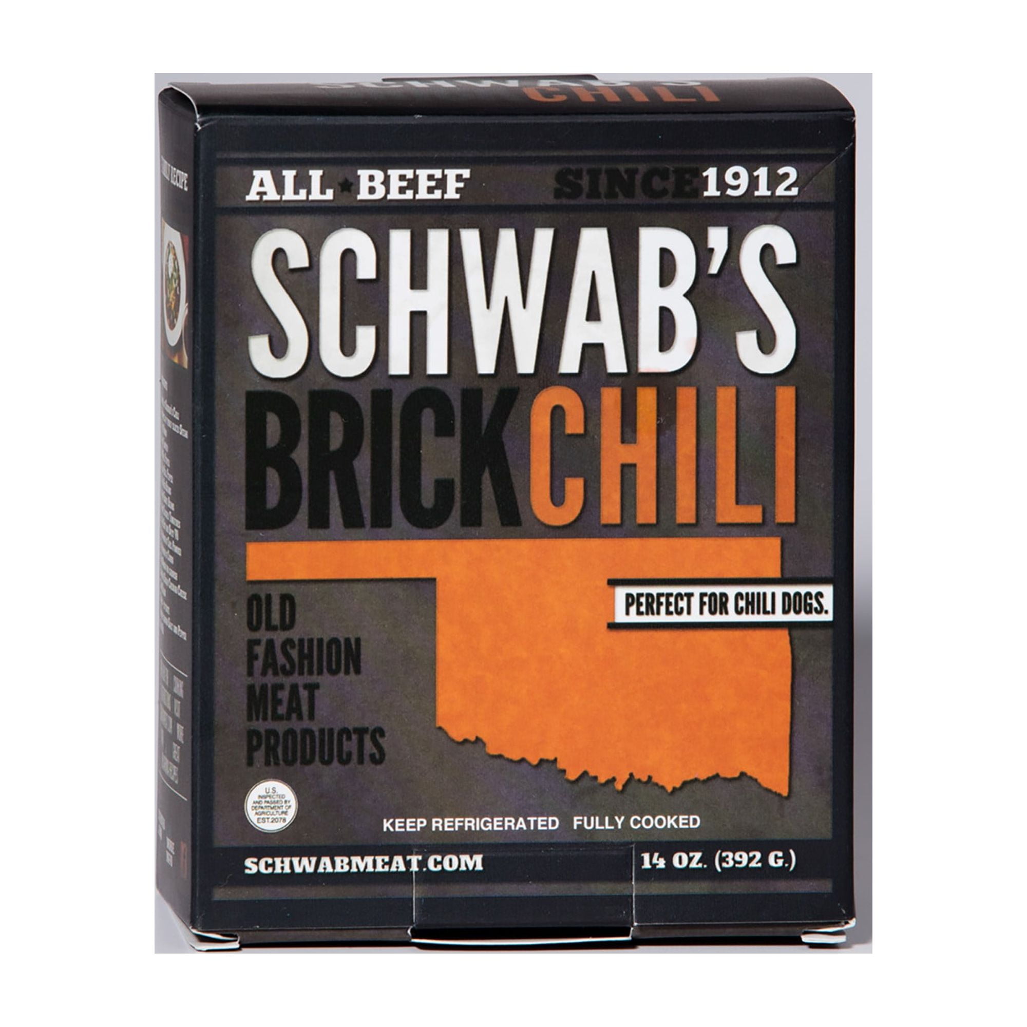 Schwab's Brick Chili, 14 Oz.