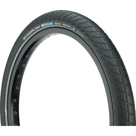 Schwalbe Big Apple Tire - 12 x 2, Clincher, Wire, Black/Reflective, Active, SBC, K-Guard