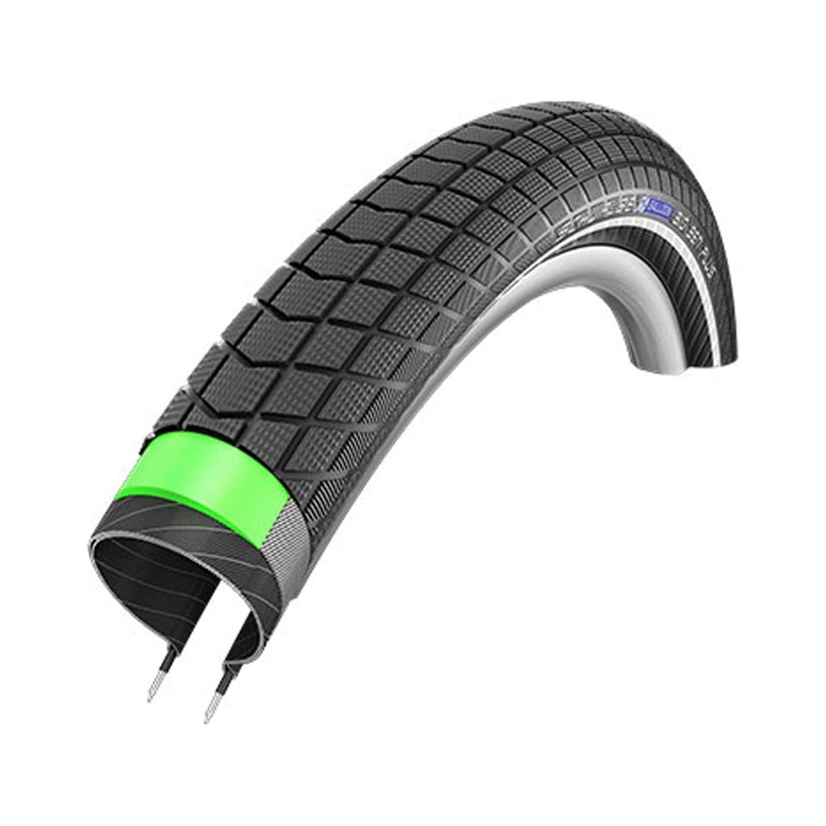 Schwalbe Big Ben Plus HS 439 Cruiser Bike Tire - Wire Bead - 28 (Black-Reflex - 28 x 2.00)