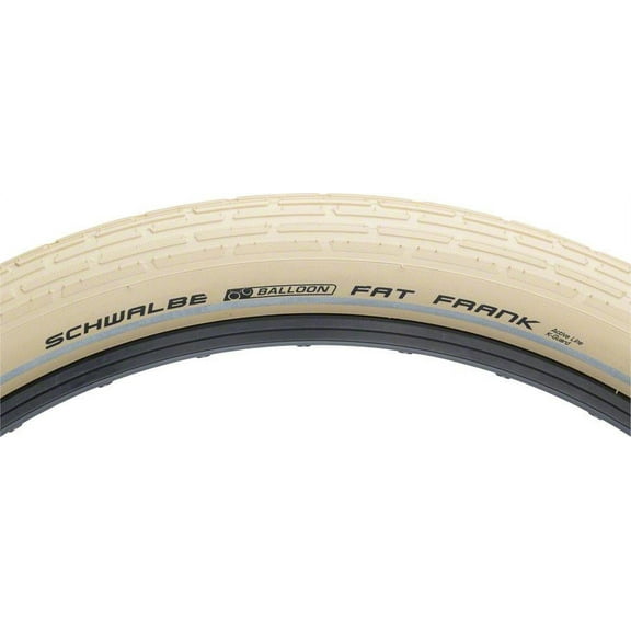 Schwalbe Fat Frank Cruiser Bike Tire 26 Inch 26x2.35 Creme