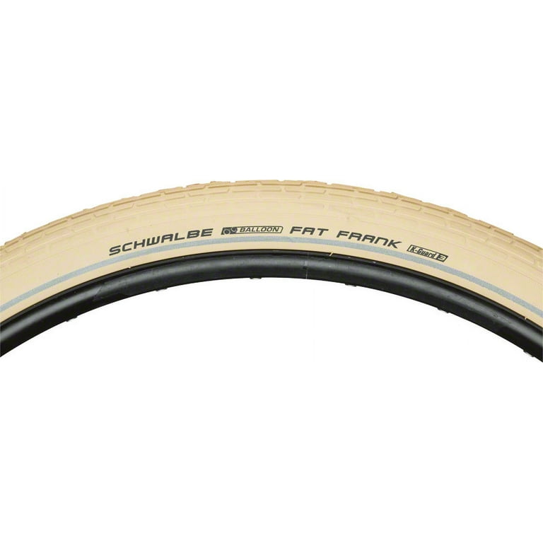 Schwalbe Fat Frank HS 375 Cruiser Bicycle Tire Wire Bead Creme Reflex 29 x 2.00 Walmart