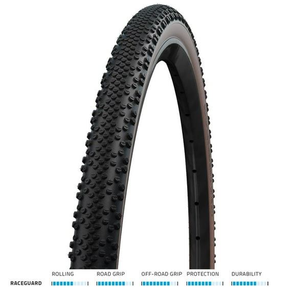 Schwalbe G-One Bite Perf R/Guard TLE 700x45c Fold Brnz cycle bike tyre