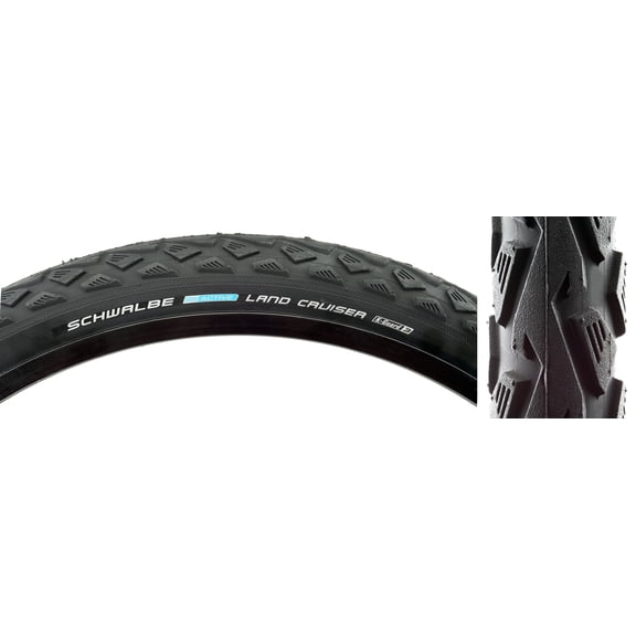 Schwalbe Land Cruiser Tire - 700 x 40, Clincher, Wire, Black, K-Guard