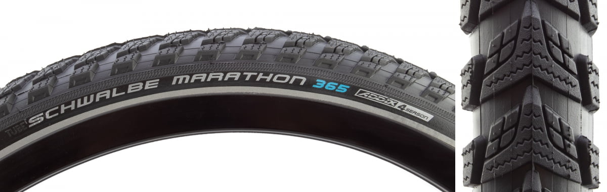 Schwalbe Marathon 365 Tire 26x.20 Perf Greenguard Four Season E50