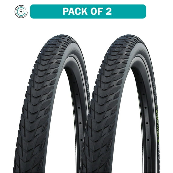 Schwalbe Marathon E-Plus Tire - 28 x 2.15, Clincher, Wire, Black, SmartGuard, Addix