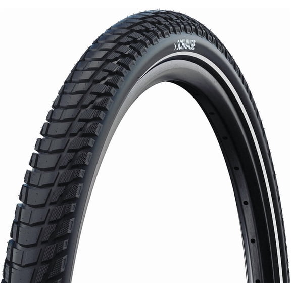 Schwalbe Marathon Plus Tour Tire - 700 x 40, Clincher, Wire, Black/Reflex, Performance, SmartGuard, Addix Green, E-50